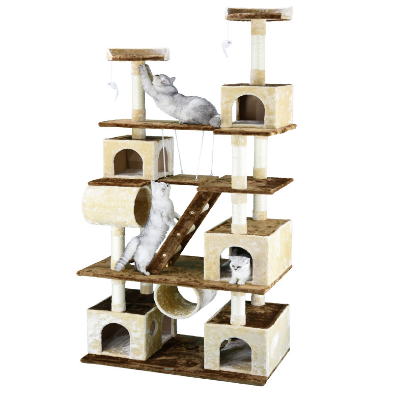 Go Pet Club 87.5" Cat Tree & Reviews Wayfair